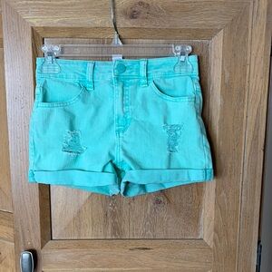 Justice Aqua Jean Shorts for Women